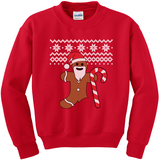 Gingerbread Man Christmas sweater t-shirt