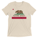 California State Flag t-shirt | Bear Flag tee - OATMEAL