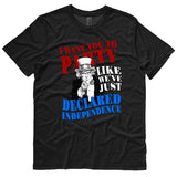 Independence Day t shirt - Uncle Sam 4th of July tee - BLACK