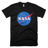 NASA insignia t-shirt | meatball logo - BLACK