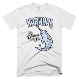 Narwhal t-shirt | The Unicorn of the Sea tee - WHITE