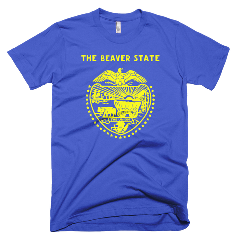 Oregon t-shirt | The Beaver State tee - BLUE