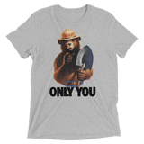 Smokey Bear t-shirt | ONLY YOU tee - GREY