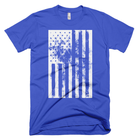 American Flag distressed t-shirt | USA tee - BLUE
