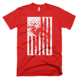 American Flag distressed t-shirt | USA tee - RED