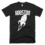 Houston t-shirt | Vintage Style Rocket tee - BLACK