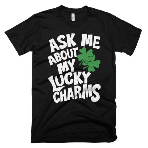 My Lucky Charms tee | St Patrick's Day shirt - BLACK