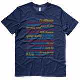 Seinfeld Quotes and References t-shirt - NAVY